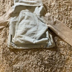 Sweatshirt jean jacket